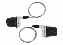 New 🛒 Sunlite Sport Twist Shifter Pair For 3x8 Shimano Gears 💯